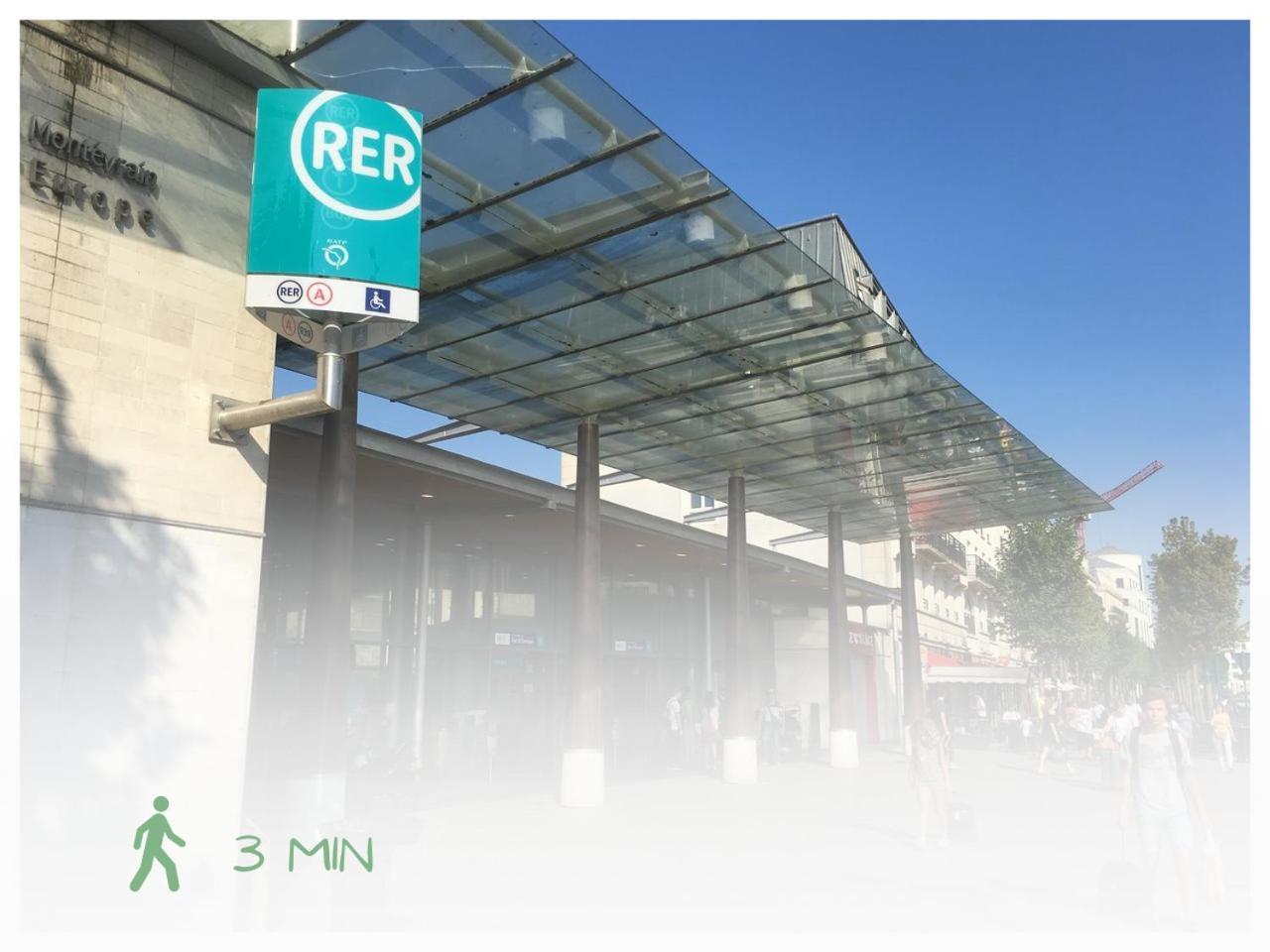 L'Organik Disney 7 Min Gare 5 Min Parking Prive Chessy  Zewnętrze zdjęcie